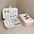 رخيصةأون حقائب السفر-1PC صندوق الجواهر المحمول مصغرة متعددة الوظائف تقليد الجلد من أجل الجميع غير رسمي محمول