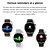 baratos Smartwatch-M12 tela redonda pulseira de silicone falar relógio inteligente monitoramento de freqüência cardíaca monitoramento do sono cronômetro tempo relógio unissex presente de feriado presente de aniversário