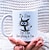 cheap Mugs &amp; Cups-11oz It&#039;s Fine I&#039;m Fine Everything Is Fine Cat Mug Ceramic Coffee Mug, Poor Cat Coffee Mug Cup Gift, Birthday Work Office Christmas Tea Coffee Cups