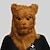 abordables accessoires de photomaton-Couvre-chef d&#039;animal à ouverture de bouche de carnaval, masque drôle, tête de chien de loup, couvre-chef de tigre gorille, boule de maquillage, accessoires d&#039;halloween