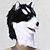 abordables accessoires de photomaton-Couvre-chef en peluche animal stupide et mignon de carnaval, masque husky en latex, accessoires de fête amusants pour cosplay d&#039;halloween