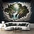 cheap Landscape Tapestry-Waterfall Forest Cave Hanging Tapestry Wall Art Large Tapestry Mural Decor Photograph Backdrop Blanket Curtain Home Bedroom Living Room Decoration