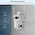 tanie Kamery IP wewnętrzne-Didseth 8mp 4k wifi kamera ptz podwójny obiektyw nadzór wideo ochrona AI ludzki monitor noktowizor bezpieczeństwo zewnętrzne kamera cctv