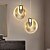 abordables Éclairages pour îlot-Lampe suspendue 1/2 moderne, éclairage d'intérieur, lampe de chevet, décoration de salon, lustre de luxe à la mode
