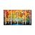 お買い得  木の油絵-手作り油絵キャンバス壁アート装飾 3d パレットナイフメープルグローブ風景家の装飾ロールフレームレス未延伸絵画