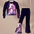 cheap Girl&#039;s 3D Sets-Girls&#039; 3D Unicorn Sweatshirt &amp; Flare Pants Set Long Sleeve 3D Print Spring Fall Active Fashion Daily Polyester Kids 3-12 Years Crew Neck Outdoor Date Vacation Regular Fit