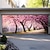 cheap Door Covers-Cherry Blossom Landscape Outdoor Garage Door Cover Banner Beautiful Large Backdrop Decoration for Outdoor Garage Door Home Wall Decorations Event Party Parade