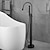 voordelige Badkranen-Badkraan - minimalistische Galvanisch verzilveren Vrijstaand Keramische ventiel Bath Shower Mixer Taps