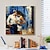 abordables Peintures portraits-tango toile mur art peint à la main peinture à l&#039;huile romance danse mur art romance couple mur art danse couple toile pour la décoration intérieure sans cadre