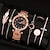 abordables Relojes de Cuarzo-Mujer Relojes de cuarzo Diamante minimalista Reloj Casual Reloj de Muñeca Tres Husos Horarios Acero Inoxidable Reloj