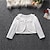 cheap Sweaters &amp; Cardigans-Kids Girls&#039; Cardigan Solid Color School Long Sleeve Button Active 7-13 Years Spring White Pink