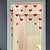 preiswerte Vorhänge &amp; Gardinen-Flauschige Herz-Girlande, rosa Türdekoration, süßer Plüsch-Prinzessin-Türvorhang
