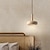 tanie Światła wysp-Lampa wisząca led 15 cm 1 światło 3 światła 3 kolor światła wisiorek latarnia projekt wisiorek jasne drewno geometryczny vintage salon sypialnia jadalnia 110-240v