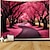 abordables paisaje tapiz-Tapiz colgante de bosque de flor de cerezo, arte de pared, tapiz grande, decoración mural, fotografía, telón de fondo, manta, cortina, hogar, dormitorio, sala de estar