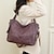preiswerte Handtaschen und Tragetaschen-Damen Schultertasche PU-Leder Täglich Reißverschluss Hohe Kapazität Feste Farbe Schwarz Rot Blau