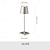 billiga Bordslampor-trådlös bordslampa sänglampa med usb laddning skrivbordslampa nattlampa för vintage sovrum hus dekorationer sidobord nordisk