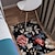 זול שטיחים לסלון וחדר שינה-וינטג&#039; אזור פרחוני גדול שטיח מטבח מחצלת מחליקה עמיד בשמן שטיח רצפה סלון שטיח מחצלת פנימית חיצונית מחצלת חדר שינה עיצוב חדר אמבטיה מחצלת שטיח כניסה שטיח דלת כניסה
