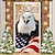 Недорогие Дверные чехлы-Американский орел дверные покрытия дверной гобелен дверной занавес украшение фон дверной баннер для входной двери фермерский дом праздничный декор поставки