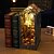 olcso Események és buli kellékek-barkácsolás miniatűr könyv kuckó készlet karácsonyi ajándék 3d modell fa babaház puzzle játék led fénnyel mini babaház könyvtartók polc
