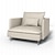 abordables IKEA Couvertures-Housse de fauteuil en velours côtelé épais Soderhamn, coupe régulière avec accoudoirs, lavable en machine et séchable