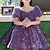 Χαμηλού Κόστους Φορέματα για πάρτι-Παιδιά Κοριτσίστικα Φόρεμα για πάρτυ Συμπαγές Χρώμα Μακρυμάνικο Επίδοση Γάμου Δίχτυ Πριγκίπισσα Γλυκός Δίχτυ Μέχρι τη μέση της γάμπας