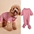 levne Oblečky pro psy-bixiong elastický pohodlný velikost pes kočka teddy pyžamo mazlíček čtyřnohé oblečení domácí oblečení