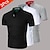 cheap Multipack-Multi Packs 3pcs Men&#039;s Stand Collar Short Sleeve White+Gray+Red Polo Golf Shirt Golf Polo Plain Daily Wear Vacation Polyester Summer