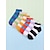 cheap Socks-6 Pairs Women&#039;s Crew Socks Work Holiday Retro Cotton Sporty Simple Casual Cute Sports Socks
