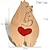 cheap Mother&#039;s Day Gift for Women-Women&#039;s Day Gifts Mother&#039;s Day Wooden Decoration Series Animal Rabbit Family Elephant Heart shaped Solid Wood Decoration Mother&#039;s Day Gifts for MoM