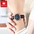 cheap Quartz Watches-OLEVS 5566 Couple Watch for Lovers Leather Strap Simple Bussiness Watch Men Women His or Hers Watch Set 2pcs Waterproof Watches