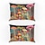 cheap Exclusive Design Bedding-Pillowcases Set of 2 Queen Size Mushroom Pattern Duvet Cover Set Printed Pillow Cases Soft Breathable Cooling Pillowcase Decorative Pillow Cover (20x30 Inches)