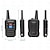billige Walkie-talkies-baofeng mini walkie talkie uhf 400-470mhz håndholdte dual band radioer bf-c50 16 kanals lang rækkevidde 5w tovejs radio med oplader