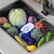 baratos eletrodomésticos-Portátil automático máquina de lavar vegetais removedor de resíduos purificador de alimentos limpador doméstico para legumes frutas