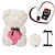 baratos Decoração de casa-Dia de pelúcia dia dos namorados imortal rosa urso simulação espuma flor urso presente de aniversário rosa urso 25cm