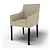 levne IKEA Obaly-sakarias potah na židli 100% organická panama bavlna s područkami regular fit lze prát v pračce a sušit ikea