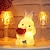 cheap Baby &amp; Kids&#039; Night Lights-Rabbit Animal Night Light Bedroom Bedside Light New And Unique LED Atmosphere Light Gift Holiday Party Gift Decoration