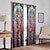 cheap Blackout Curtain-2 Panels 100% Blackout Curtain Stained Glass Pattern Curtain Drapes For Living Room Bedroom Kitchen Window Treatments Thermal Insulated Room Darkening