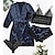 baratos mulheres-Conjunto de pijamas para adultos, 8 peças, pijamas com gravata de cabelo, pijamas de cor sólida, pijamas de seda gelada, cosplay para o dia dos namorados feminino, pijamas de animais, desenhos