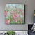 preiswerte Ölgemälde-Original Blumen-Ölgemälde auf Leinwand, modernes Blumengemälde, abstrakt, grün, lila, Kunst, Wohnzimmer, Heimdekoration, große strukturierte Wandkunst
