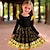 olcso lány 3D-s ruhák-Farsang Girls &#039; 3D Virágos Fodros ruha Rózsaszín Hosszú ujj 3D nyomtatás Tavasz Ősz Sport &amp; Szabadtéri Napi Szabadság aranyos stílus Alkalmi gyönyörű Gyerekek 3-12 év hétköznapi ruha A vonalú ruha