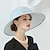 voordelige Feesthoeden-hoeden vlas bowlerhoed emmerhoed zonnehoed bruiloft theekransje elegante bruiloft met splits hoofddeksel hoofddeksels