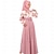 economico Musulmano arabo-Per donna Vestiti Abaya Dubai islamico Arabo arabo musulmano Ramadan Floreale Per adulto Abito