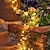 olcso LED szalagfények-napelemes rózsa virágfüzér lámpák 2m 20 led-es udvari vízálló kerti lámpák otthoni hálószoba partihoz ünnep esküvő karácsony terasz dekoráció