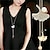 billiga photobooth rekvisita-koreansk version av höst och vinter kristall tröja kedja halsband grossist high-end kvinnors långa kedja mångsidig tofs pärlhänge med tillbehör