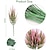 tanie Wystrój domu-sztuczny bukiet lawendy imitacja zielonej rośliny dekoracja do domowej restauracji ogród plastikowy pakiet lawendy sztuczne rośliny 8szt