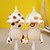 cheap Dog Clothes-Dog Cat Jumpsuit Animal Bear Adorable Animal Dailywear Bed Winter Dog Clothes Puppy Clothes Dog Outfits Breathable White / Red White Costume for Girl and Boy Dog Padded Fabric XS S M L XL