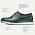 cheap Men&#039;s Sneakers-Men&#039;s Sneakers Comfort Shoes Leather Italian Full-Grain Cowhide Comfortable Slip Resistant Lace-up Black Burgundy Blue
