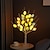billige Dekorative lys-påskeegg dekor lys 24 led kunstige bonsai tre lys batteridrevet påske hjemme fest stue soverom nattbord dekorasjon