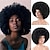 billige Kostumeparykker-afro paryk 70&#039;er afro paryk til sorte kvinder afro kinky krøllet hår parykker med pandehår blødt naturligt udseende kort afro krøllet paryk hoppende til daglig festbrug