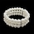 preiswerte Tragbare Accessoires-Braut Perlenarmband Halskette Ohrring Ring Handtasche Schmuckset mit 6 Diamanten für Damen